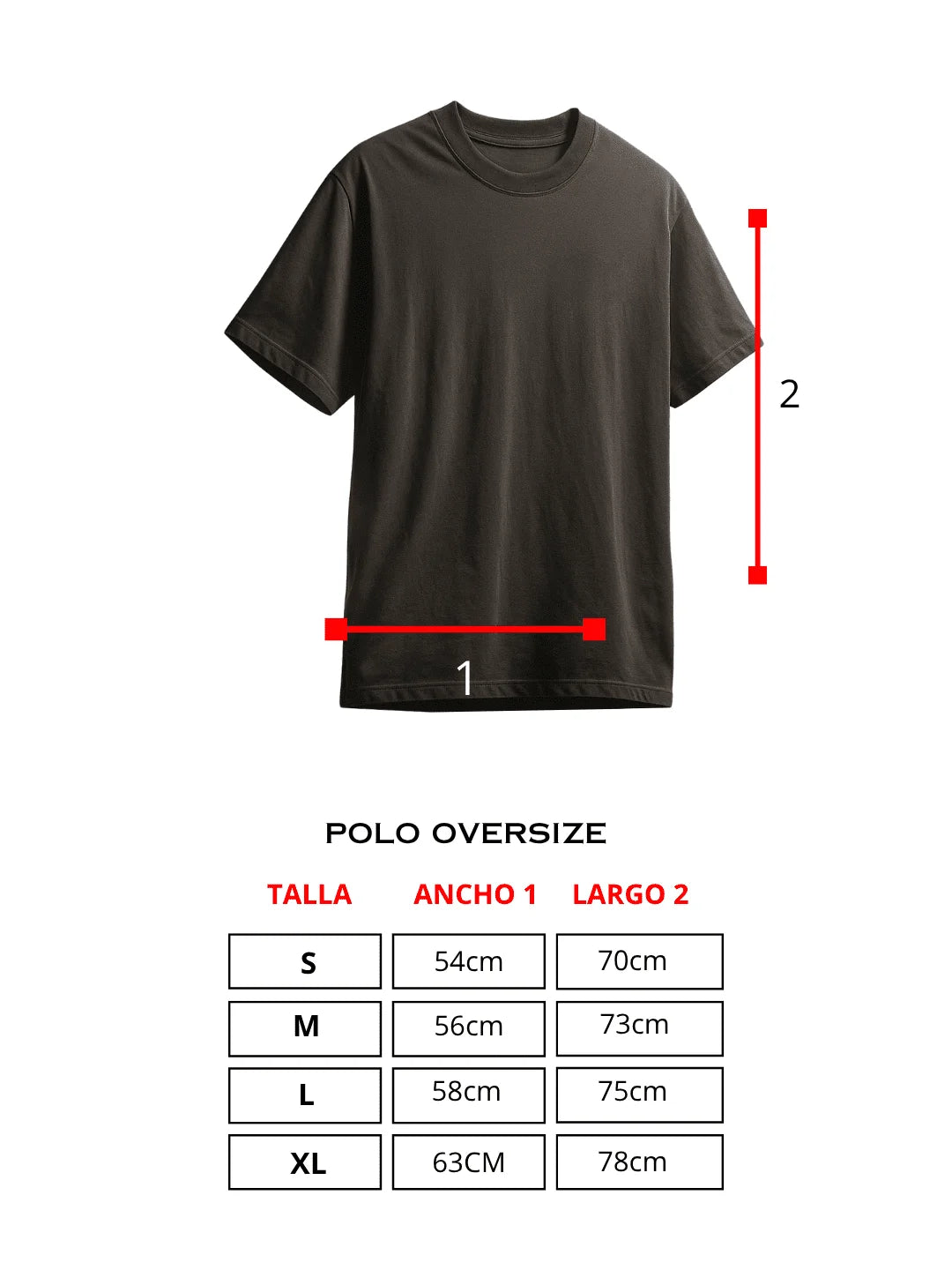 Polos Oversize Hombre
